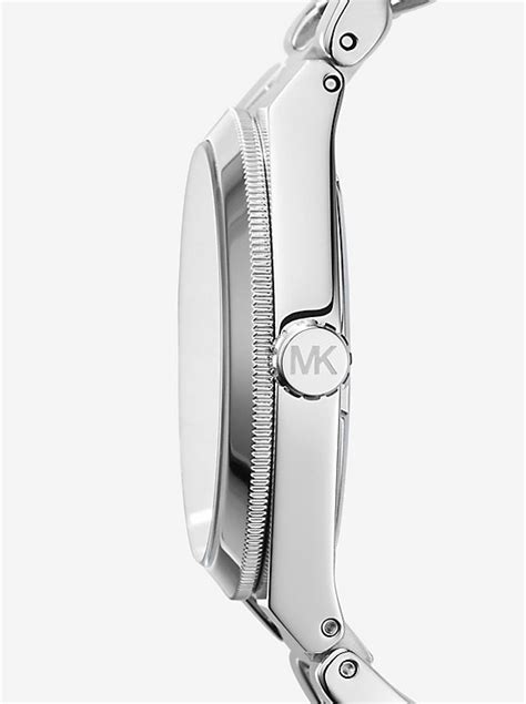 michael kors channing silver tone watch|Channing Silver.